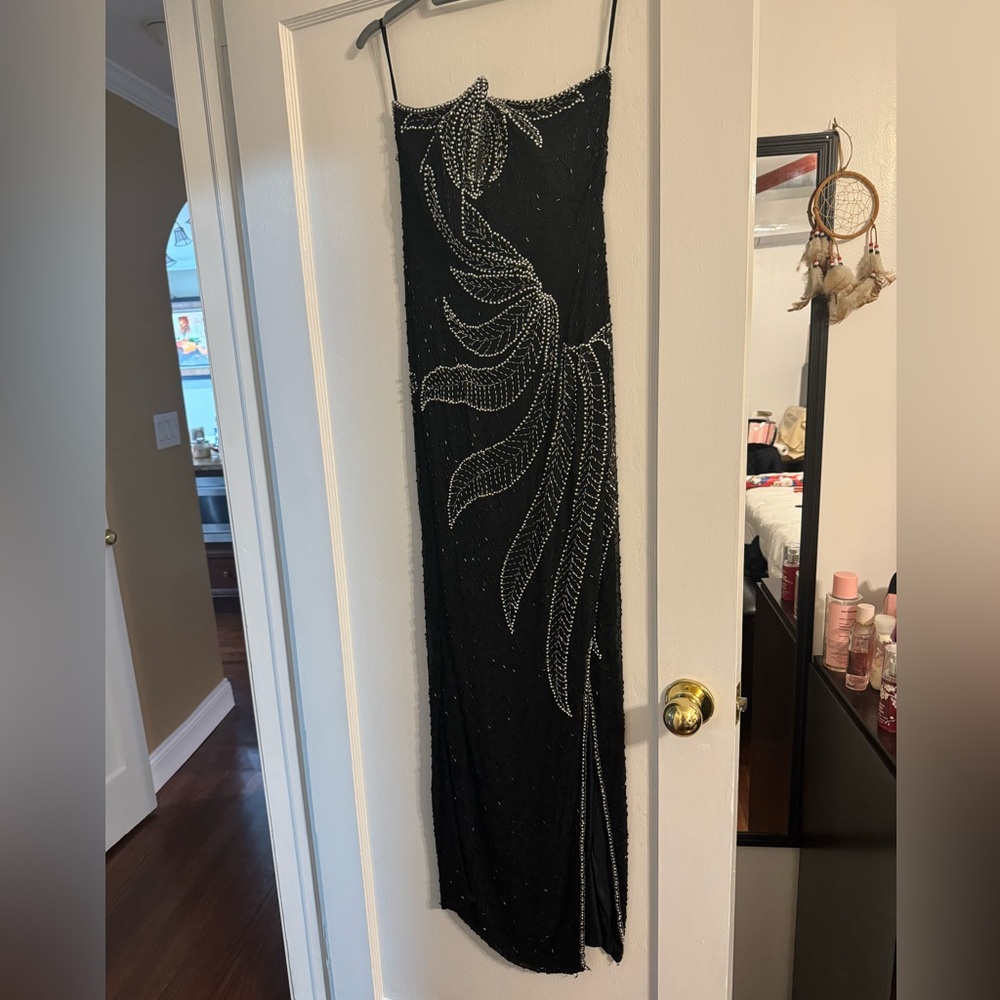 Black evening gown